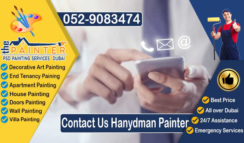 Professional Handyman Painter For Decorative Art Painting 0529083474   Contact Us Handyman Painting Service Dubai 